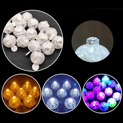 50/100PCS Round Balloon Lights LED Flash Colorful Luminous Lamps Mini Tumbler Ball Light for Christmas Wedding Party Decoration