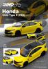 Inno Models 164 Honda Civic Type-R (FK8) Yellow Finished Model FK8-YL
