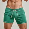 Summer Casual Green Three Quarter Pants Men's Sports Shorts