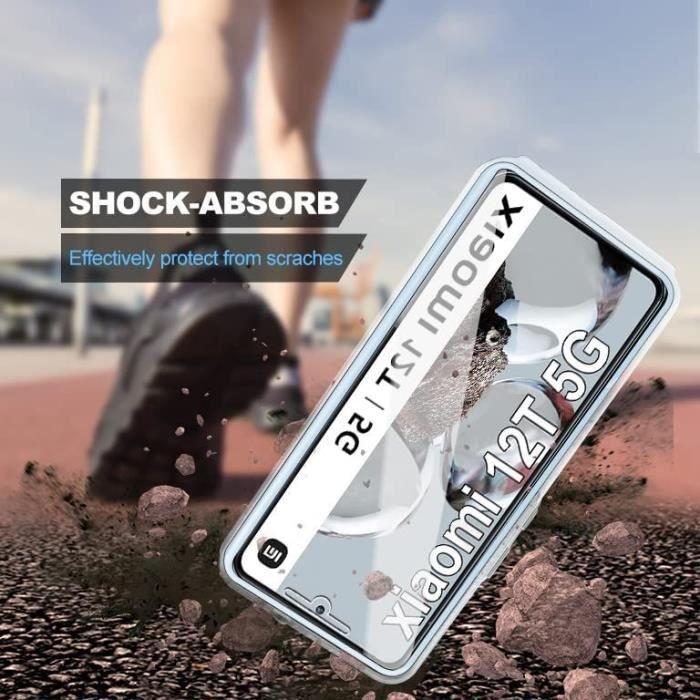 Protective Case - E.F.CONNECTION - for Xiaomi 12T - 360 Shockproof - Transparent - Flexible