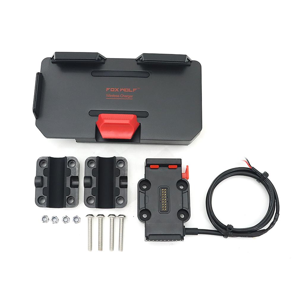 Pentru Încărcare Wireless Toate Motocicletele Suport Telefon Navigație Bază 12mm 16mm 22mm Ghidon Roll Bar R1250GS CRF1100L F900XR R18