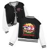 Children's Fashion Casual Long Sleeve Hooded Witch Group Printed Jacket