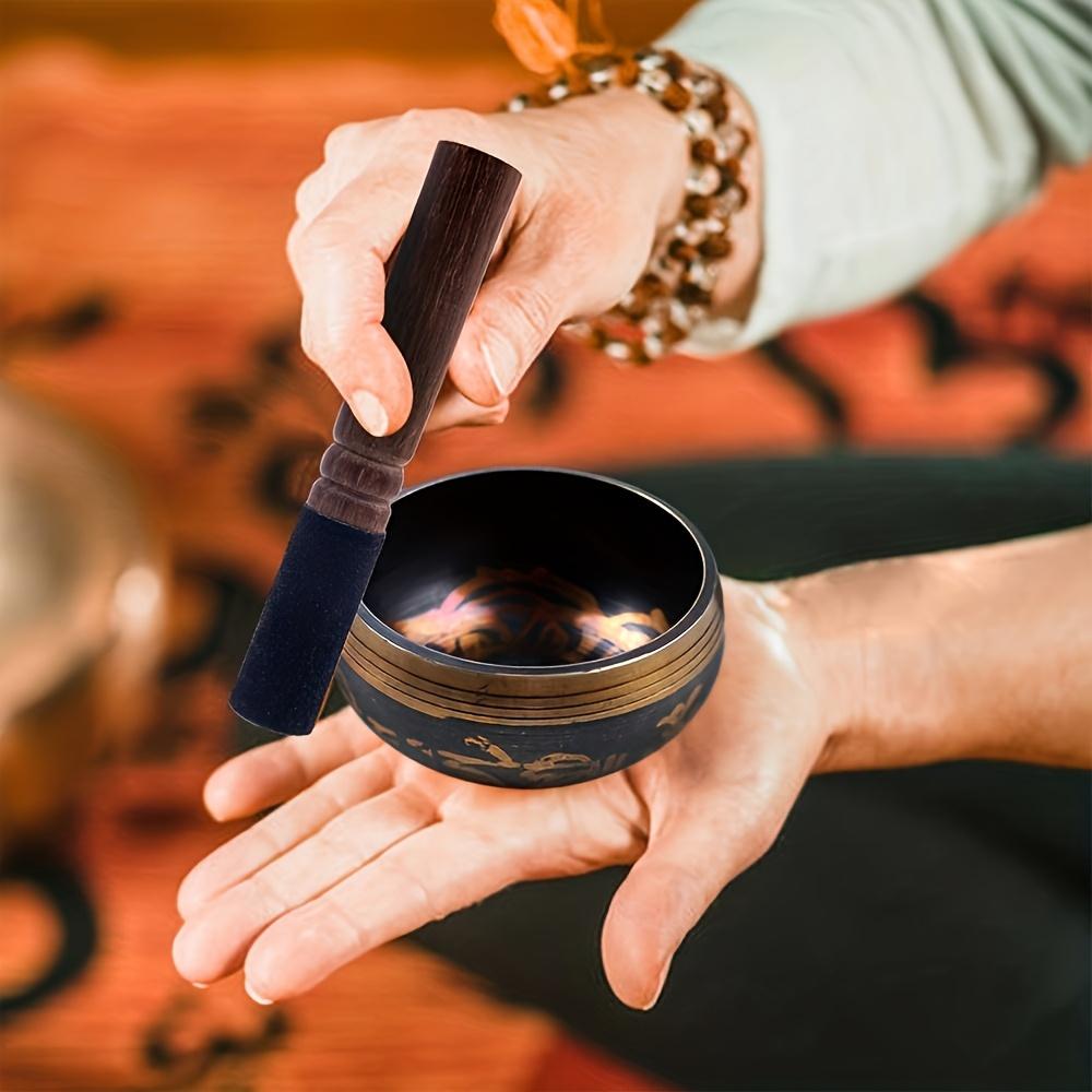 Handmade Tibetan Singing Bowl Set,For Yoga,Meditation,Mindfulness,Chakra Balancing And Healing,Sound Therapy Instrument