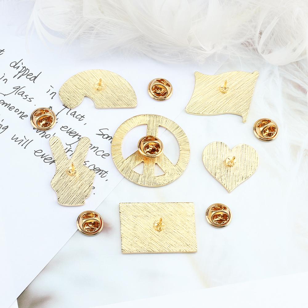 Transgender Pride Enamel Pin LGBT Flag Peace Trans Gay Lesbian Brooch Custom Bag Lapel Pins Cartoon Cute Badge for Lover Jewelry