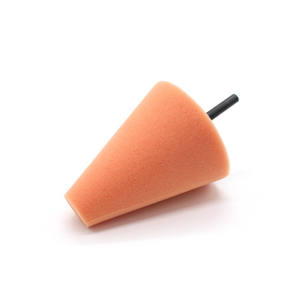 Auto Wheel Polishing Sponge Used for Electric Drill 3inch/ 4inch Burnishing Ball Polishing Cone Car Hub Buffing Sponge