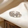 High-end Four-leaf Clover Open Ring Exquisite Workmanship Long-lasting Accessible Luxury Classy Versatile Open Ring