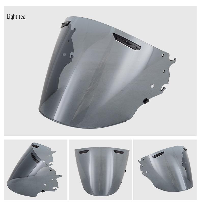 VZ-RAM Visor for Three-Quarter and Half Motorcycle Helmets - VAS-Z/SZ-R Accessories