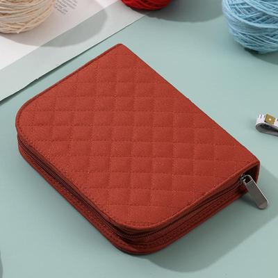 Hand Knitting Tools Bag Accessories Crochet Hooks Set With DIY Printed Storage Pouch For Yarn Needles Organizer Portable Crochet Kit Case For Home