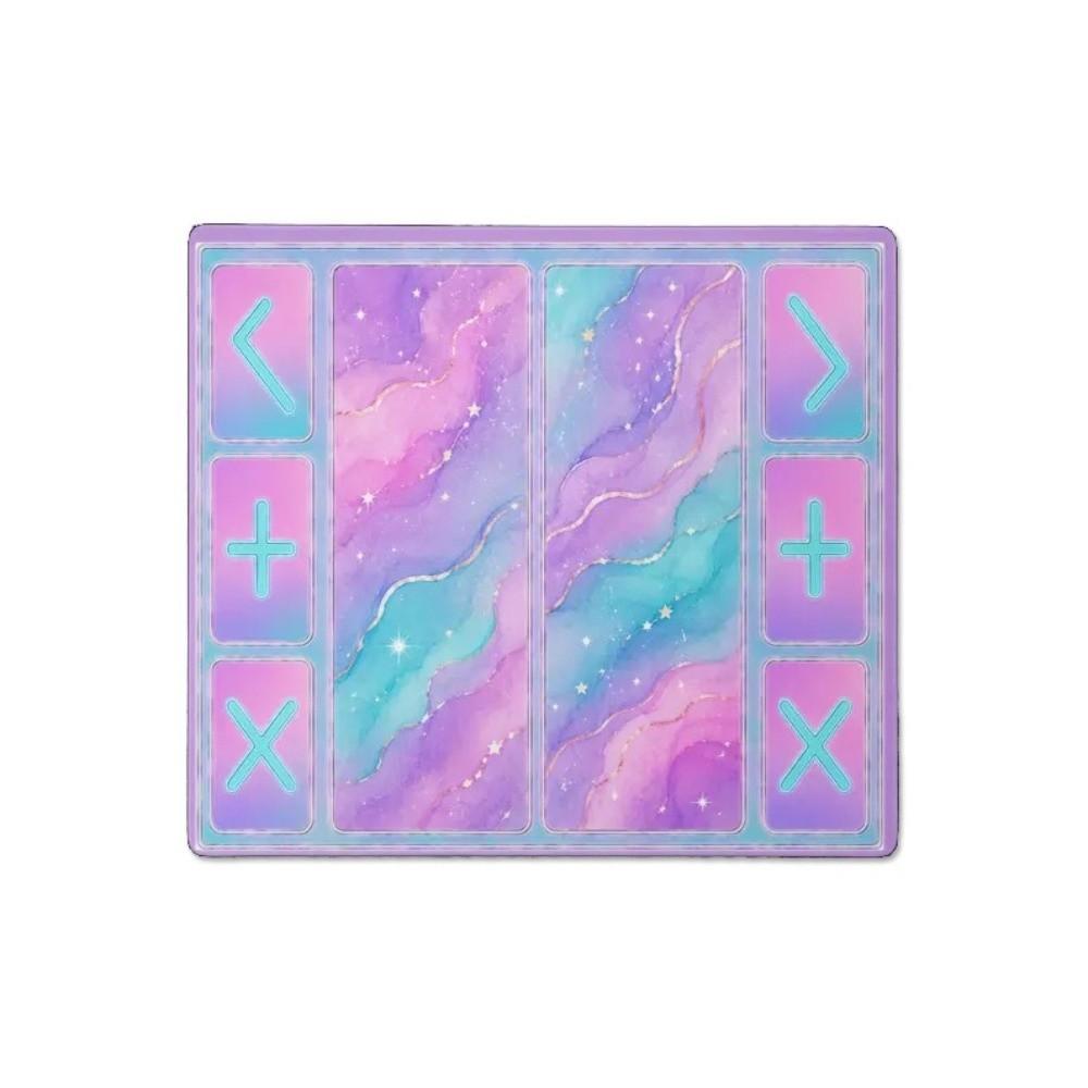 Rubber Backing Fidget Trading Mat Rounded Buttons Kids Toy Trading Mat  Trading Card Playmat