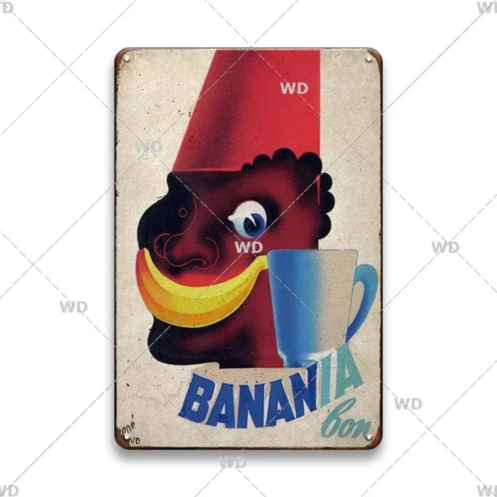 Chocolat Hot Drink Metal Poster Vintage Art Plate Signs Wall Deco Tin Sign Print Plaques Exquisite Crafts Decor Piece
