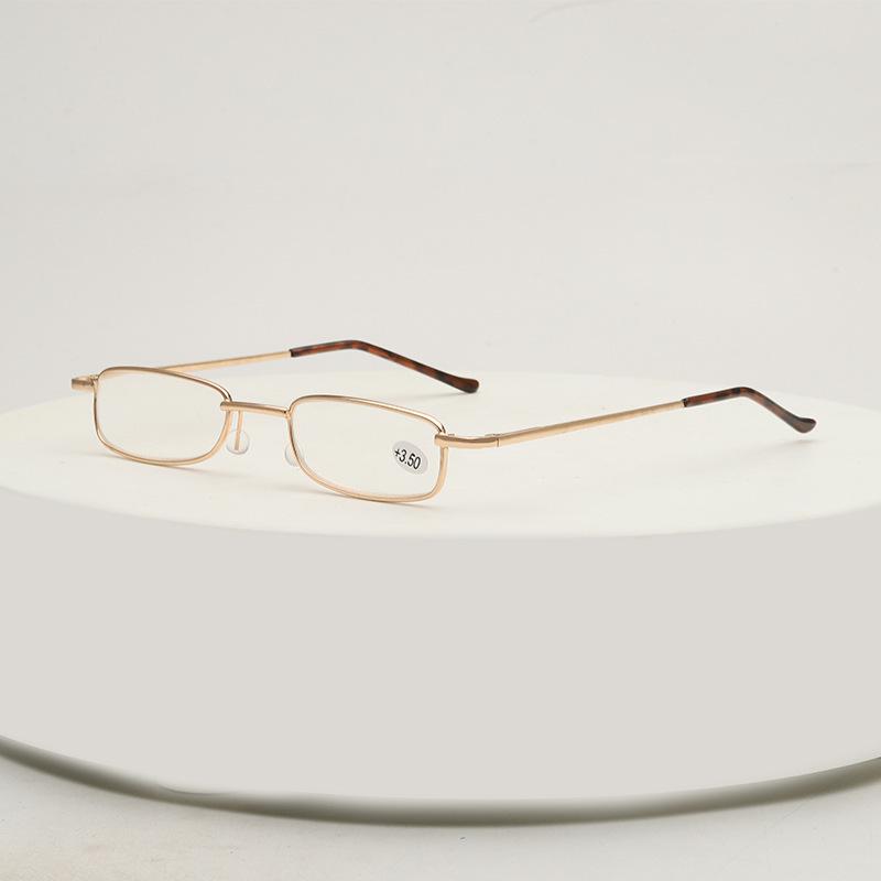 2025 high-definition reading glasses for middle-aged and elderly men and wome Pen holder reading glasses, portable small frame,