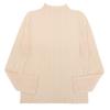PLEATS PLEASE NOVEMBER RIB PLEATS Long Sleeve Top, Women's, Light Beige, Size 3, 2022AW, PP23FK352 tops 3 light beigeUsed