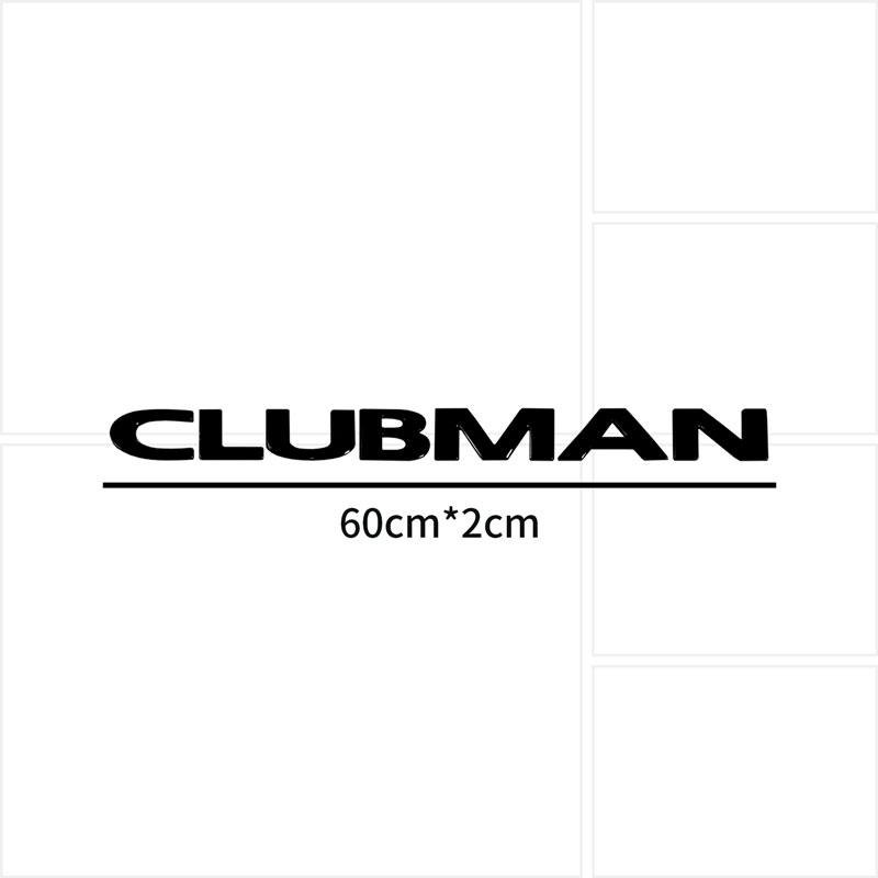 For Mini Cooper S JCW R56 R53 R60 F56 Countryman Clubman Paceman Logo Car Rear Body Tailgate Fender Door Adhesive Badge Sticker 69sd