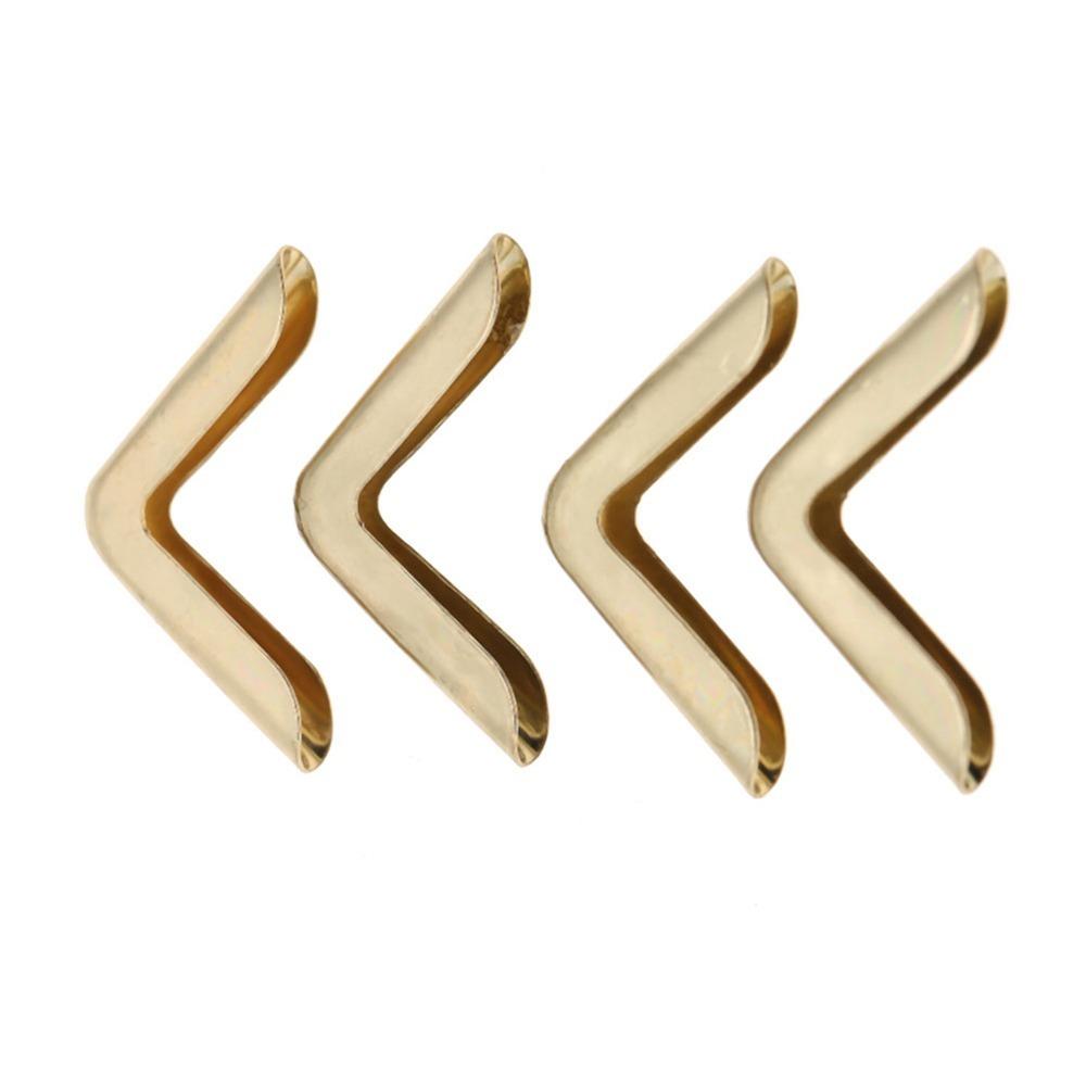 50PCS Gold / Bronze / Yellow Metal Book Corner Protectors