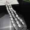DIY Jewelry Accesorry Rectangle Paroque Pearl 12x16mm For Jewelry Making DIY Necklace Earrings Bracelet Accessory Length 18cm