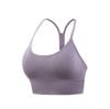 Shockproof Plus Size Quick-Dry Wireless Sports Bra with Beautiful Back Design