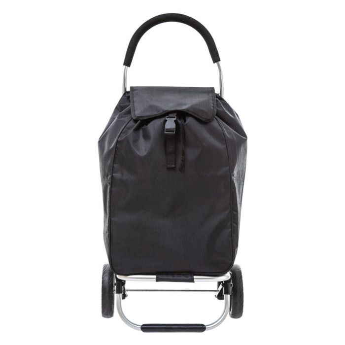 Atmosphera Alu 2-wheel Folding Market Trolley - Black