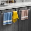 1Pcs Towel Rack Over Door Towel Bar Hanging Holder Stainless Steel Bathroom Kitchen Cabinet White Black Towel Rag Shelf Hanger