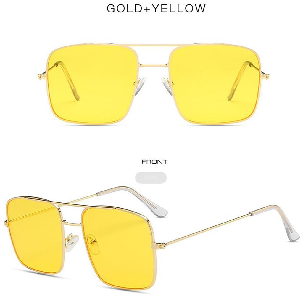 large yellow sunglasses