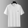 Dibenze Herren Übergröße Locker sitzendes Kurzarm-T-Shirt