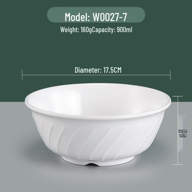 Yi Pan Chinese Style Melamine Ramen Bowl