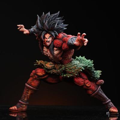 28cm Dragon Ball Broli Super Saiyan 4 Voorbereidingshouding Anime Figuur Model Standbeeld Collectie Bureau Decoratie Ornament Speelgoed