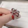 New 925 Silver Snake Ring Vintage Animal Luxury High Quality For Women Wedding Fine Jewelry Accessories Party Gift