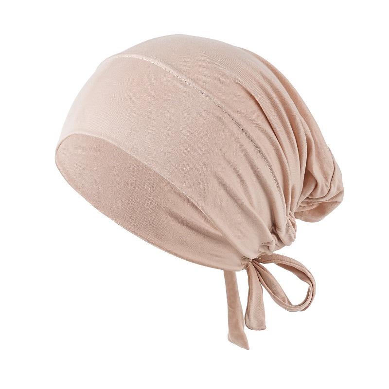 Eid Al-Fitr Ultra-Soft Stretch Fabric Muslim Headscarf Cap, Ethnic Style Turban, Headscarf Hat. Comfortable Fit Without Being Tight, Can Be Paired