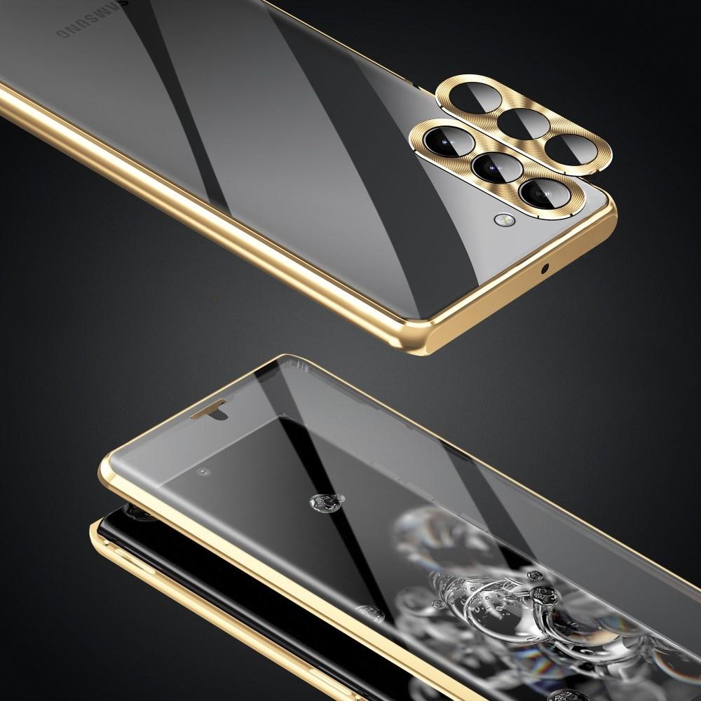 Samsung Galaxy S23 Case, Magnetic Dual Glass, Gold