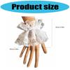 Elegant Arm Sleeves With Lace Flower Double Layer Wrist Cuffs Extension Faux Sleeves For Women Dress Enhancement 2Pairs
