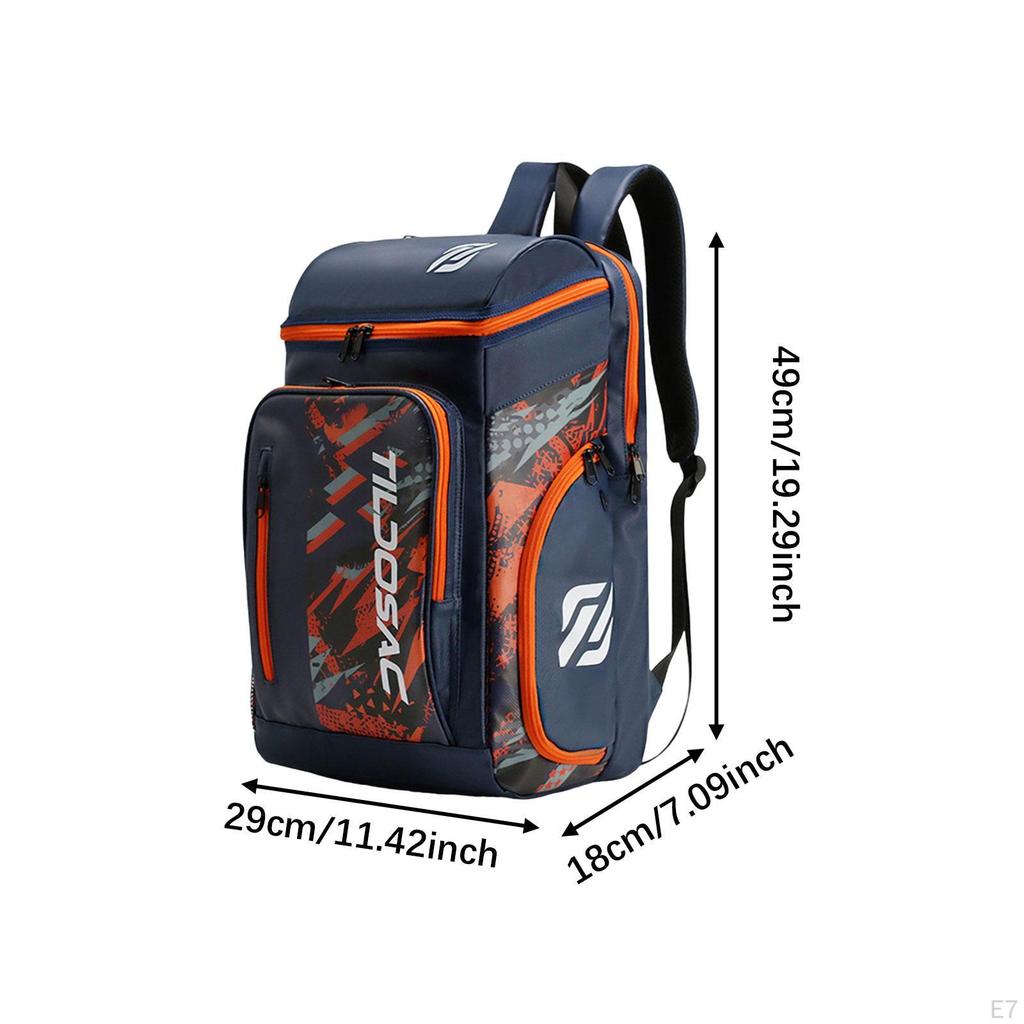 Tennis Backpack Badminton Racquet Bag Large Capacity Multifunction Organizer Pickleball