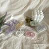Contact Lens Holder with Tweezers Compact Transparent Plastic Case for Safe Hygienic Storage Anywhere