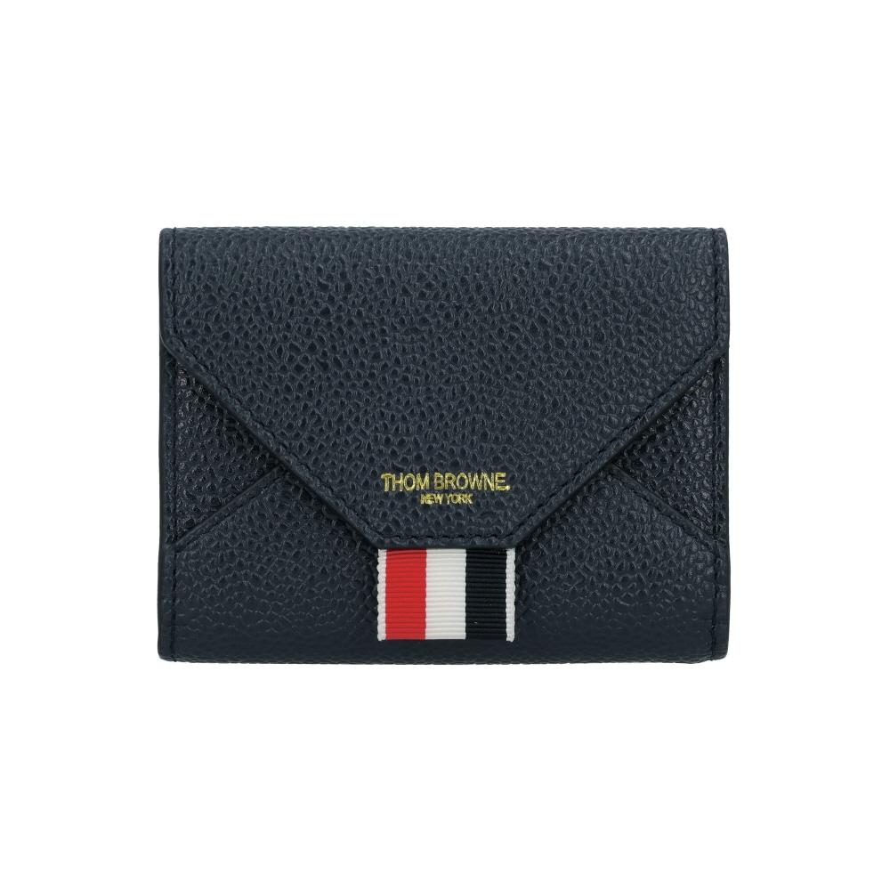 

Thom Browne Pebble Grain Three Stripe Envelope Card Wallet 00198 415 FAW063A 00198 415