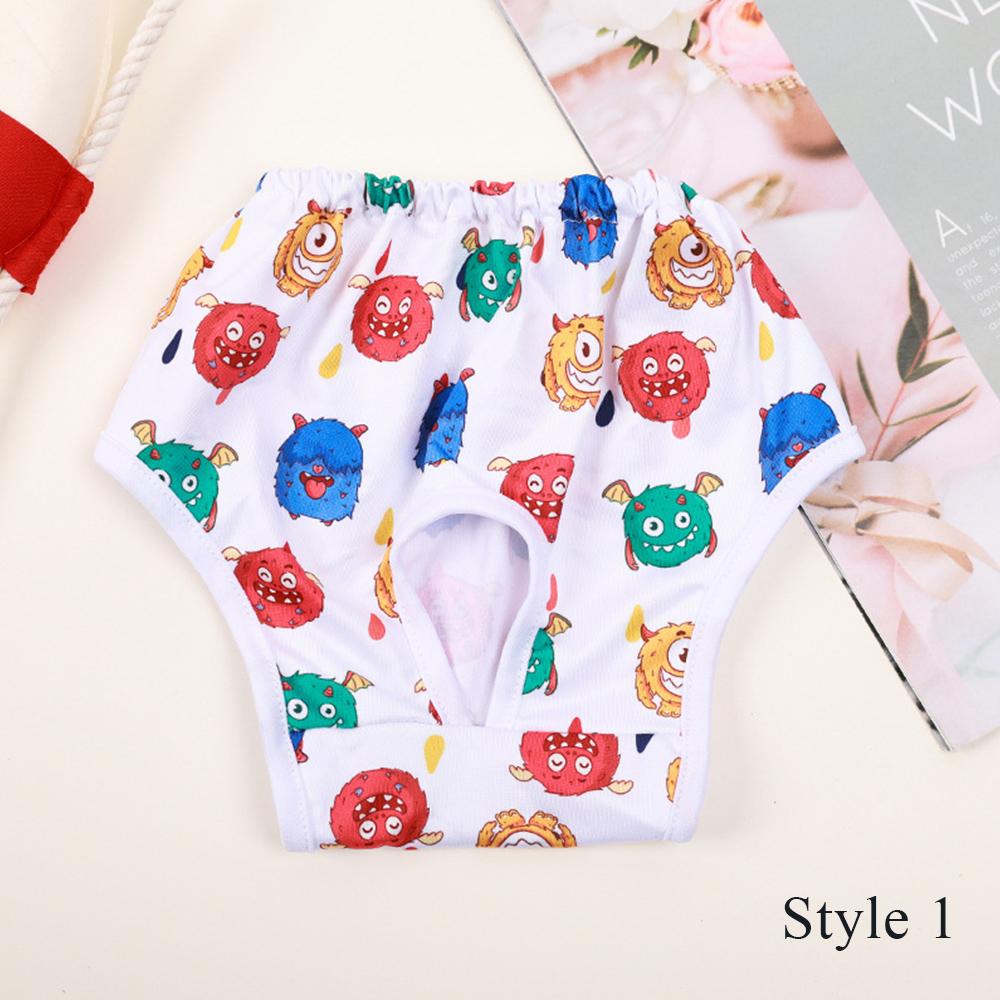 Physiologische Hosen für Haustiere, saugfähige Hundewindeln, Muster, Haustierunterwäsche, atmungsaktiv, wiederverwendbare Hundekleidung, Elastizitätshosen für Welpen