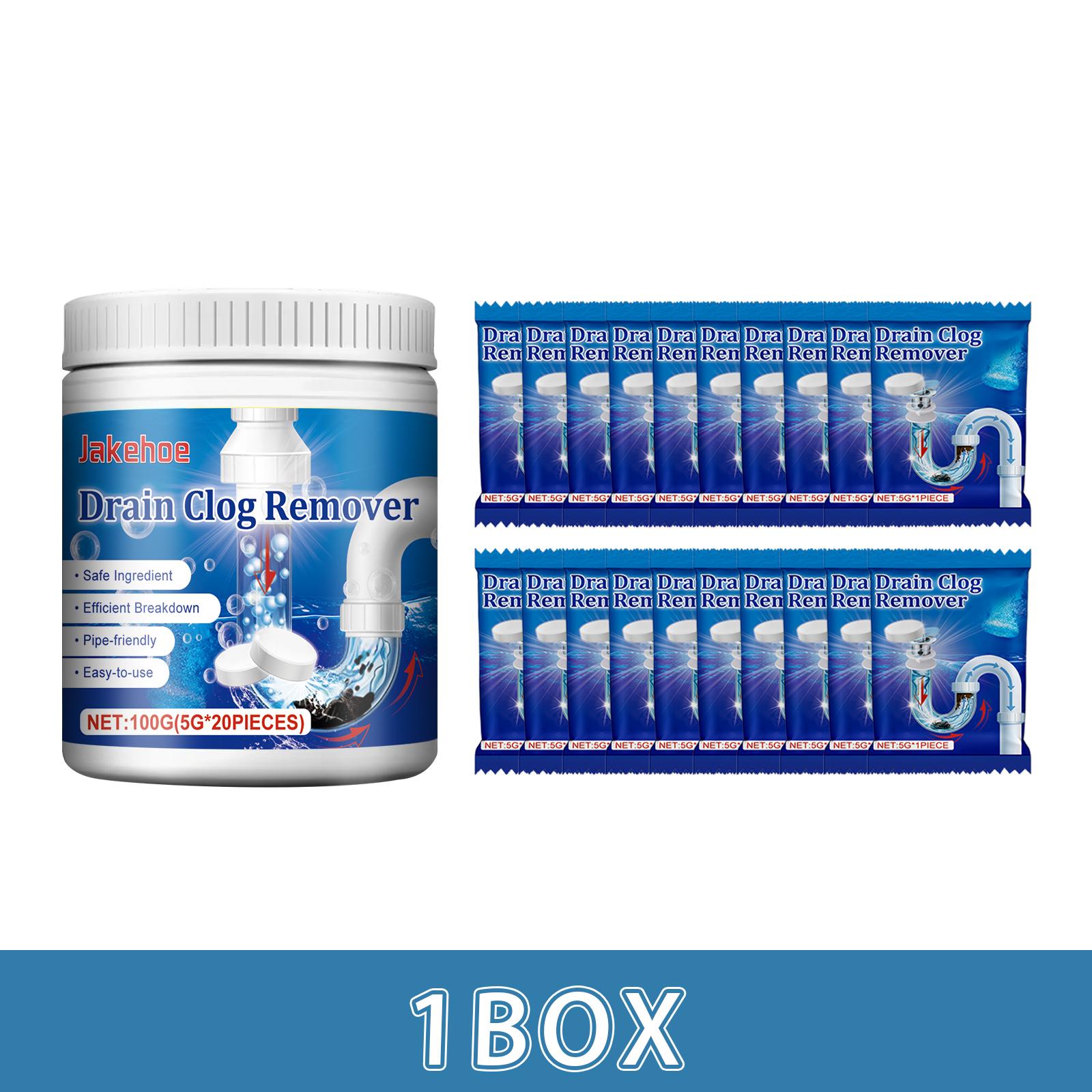 

20pcs Pipeline Dredging Agent Effervescent Tablets Quickly Dissolve Toilet Sewer Blockage Deodorant Dredge Effervescent Tablets 1PCS