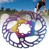 Bike Disc Brake Rotors 6 Nails Cycling Accessory for Mountain Bicycle Plating Color