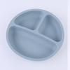 Children's Silicone Divided Plate Set: Food-Grade Tableware with Fork & Spoon for Babies and Toddlers