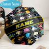 Custom Name Pok-mon Umbrella, 8-Rib Folding Umbrella, Lightweight Portable Design for Lovers, Friends, Perfect Gift for Birthdays