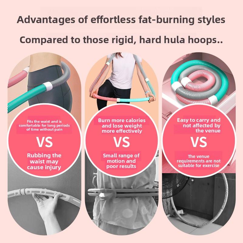 2/2.7/3 Catty Fitness Hoops Outdoor Pilates Exercise Ring Workout Thin Waist Weight Loss Aerobic Training Equipment for Home Gym