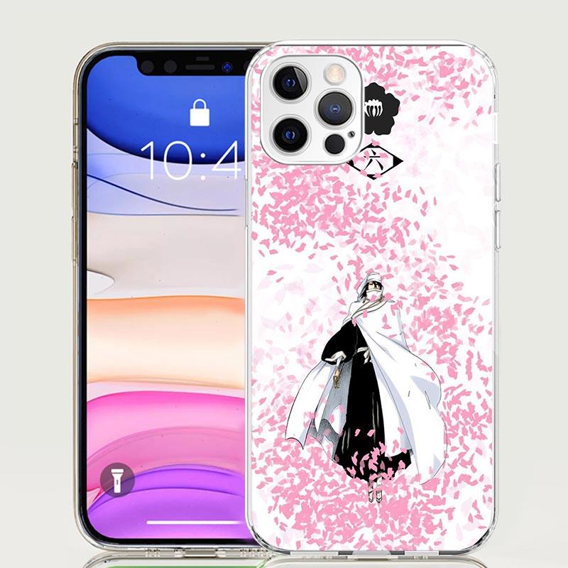 Bleach Kuchiki Byakuya Phone Case for Apple iPhone 17 Air 16 15 Plus 14 + 13 Mini 12 11 Pro Max 7 8 SE 16Max Soft Shell Cover Co