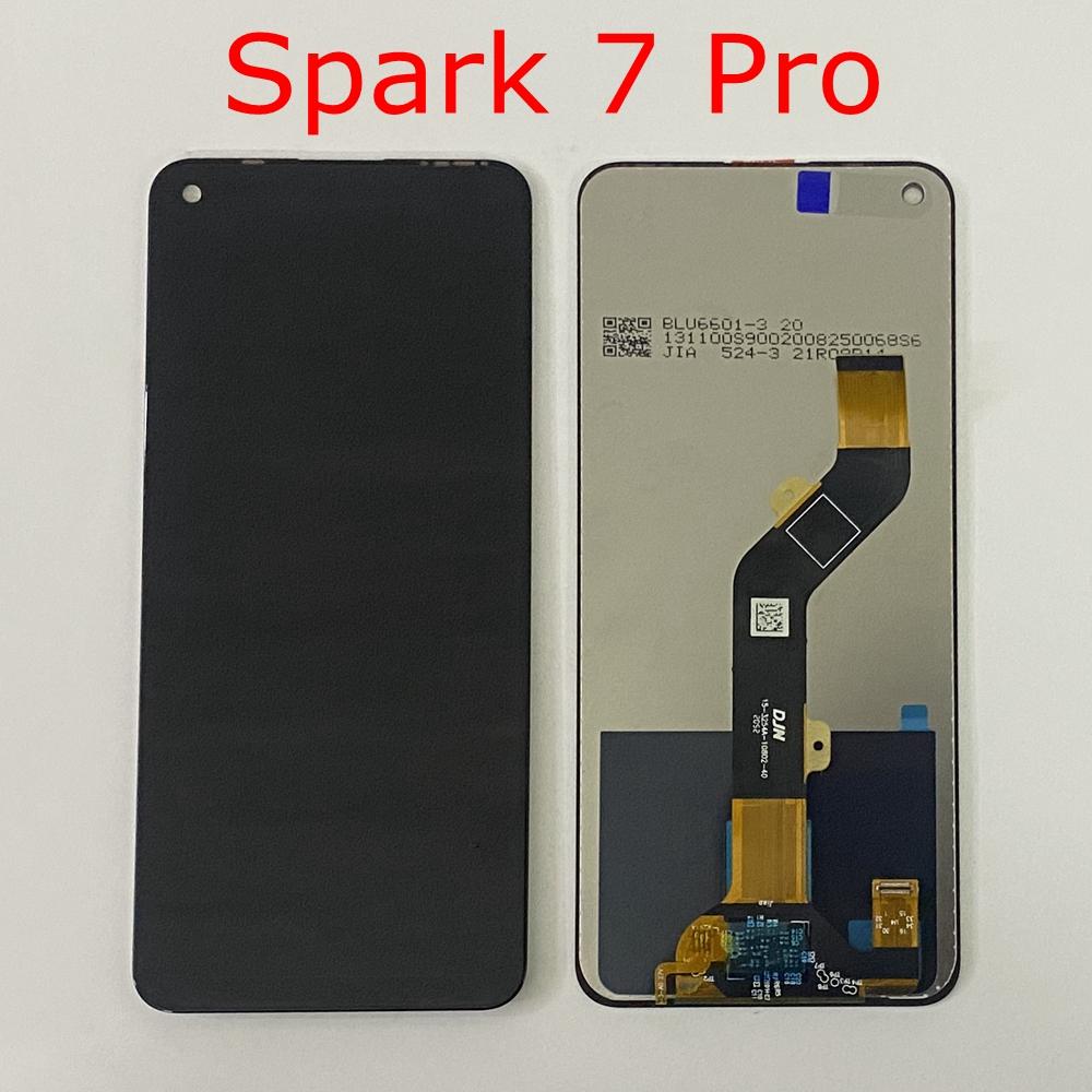 

LCD Screen and Digitizer Full Assembly For Tecno Spark 7 Pro KF8
