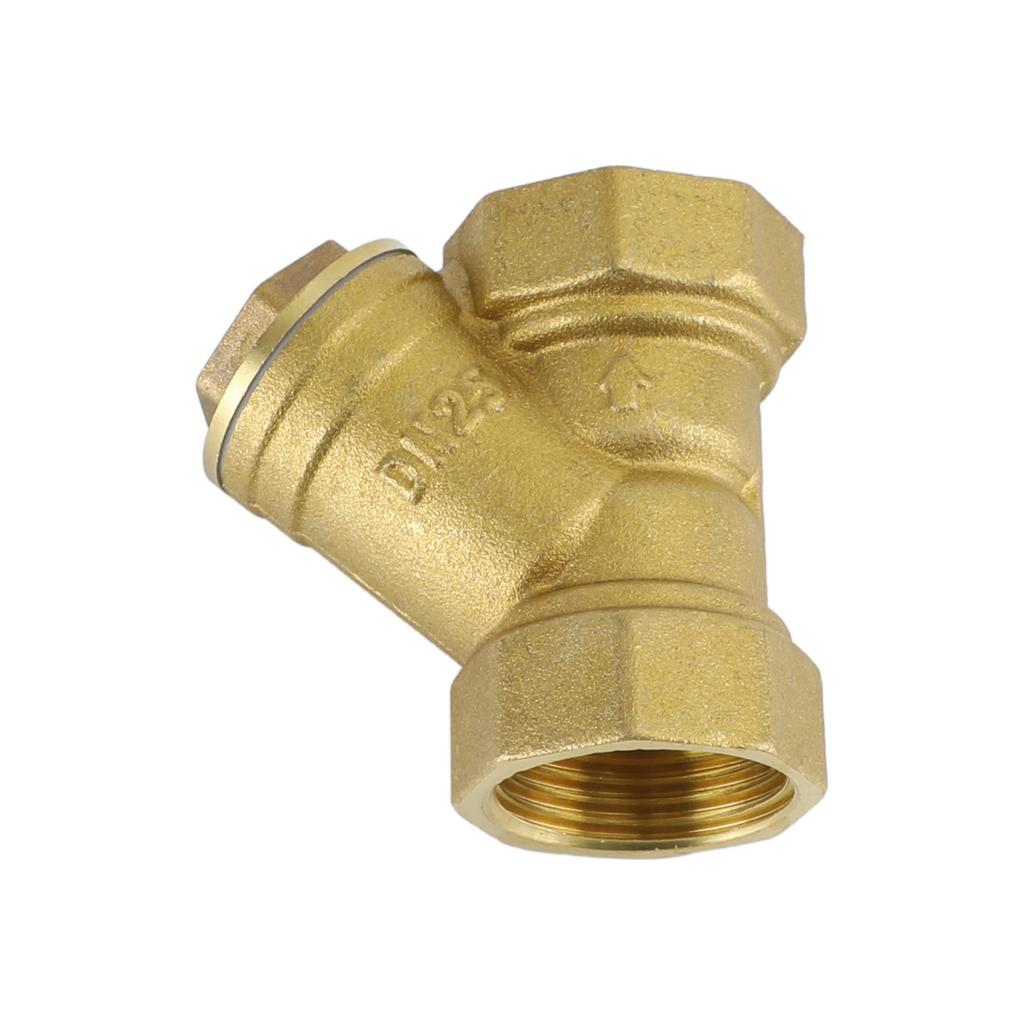 1" Female NPT Brass Y Strainer For Fire Alarm Lines and Plumbing