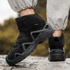 Men's Casual Hiking Work Boots Thick Bottom High Top Safety Shoes Outdoor Trekking Boots Autumn New Style Plus Size Rubber