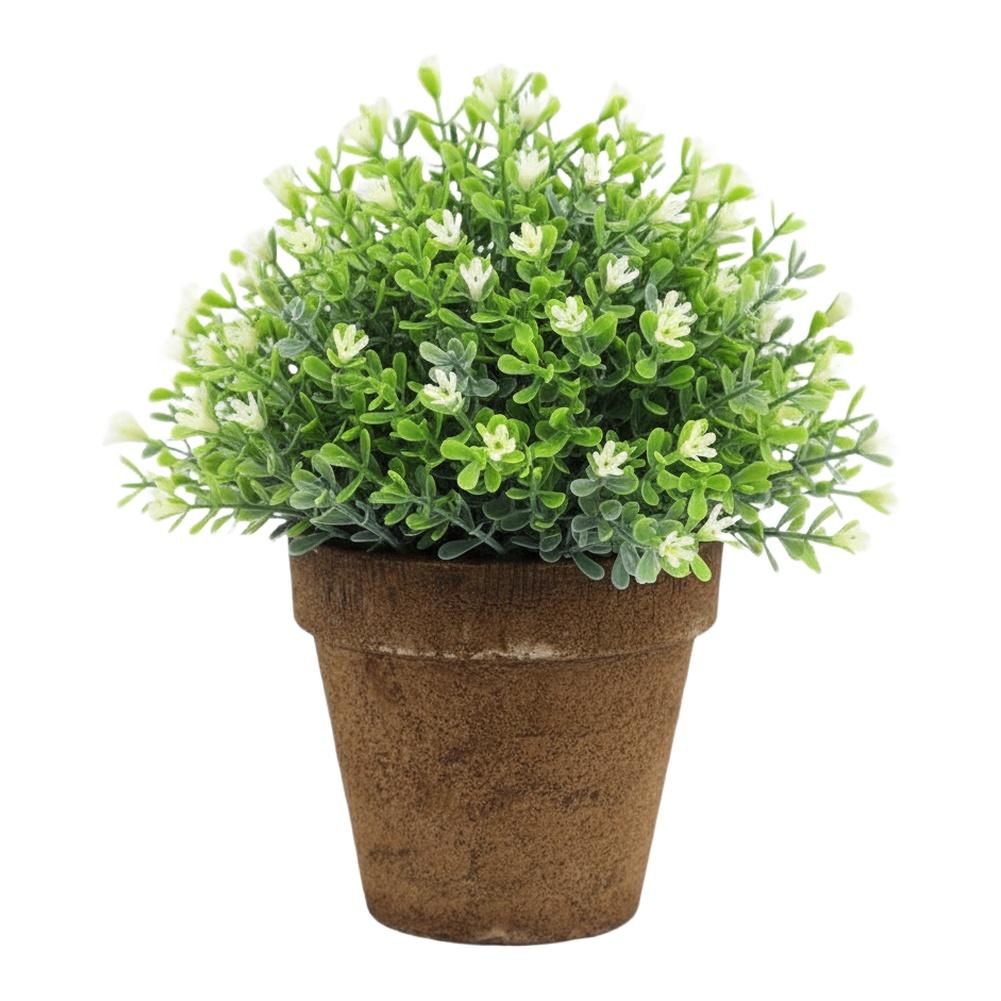 Artificial Potted Plants, Desktop Greenery, Bonsai Ornaments, Decorative Flowers Artificial For Home Garden Party Decor