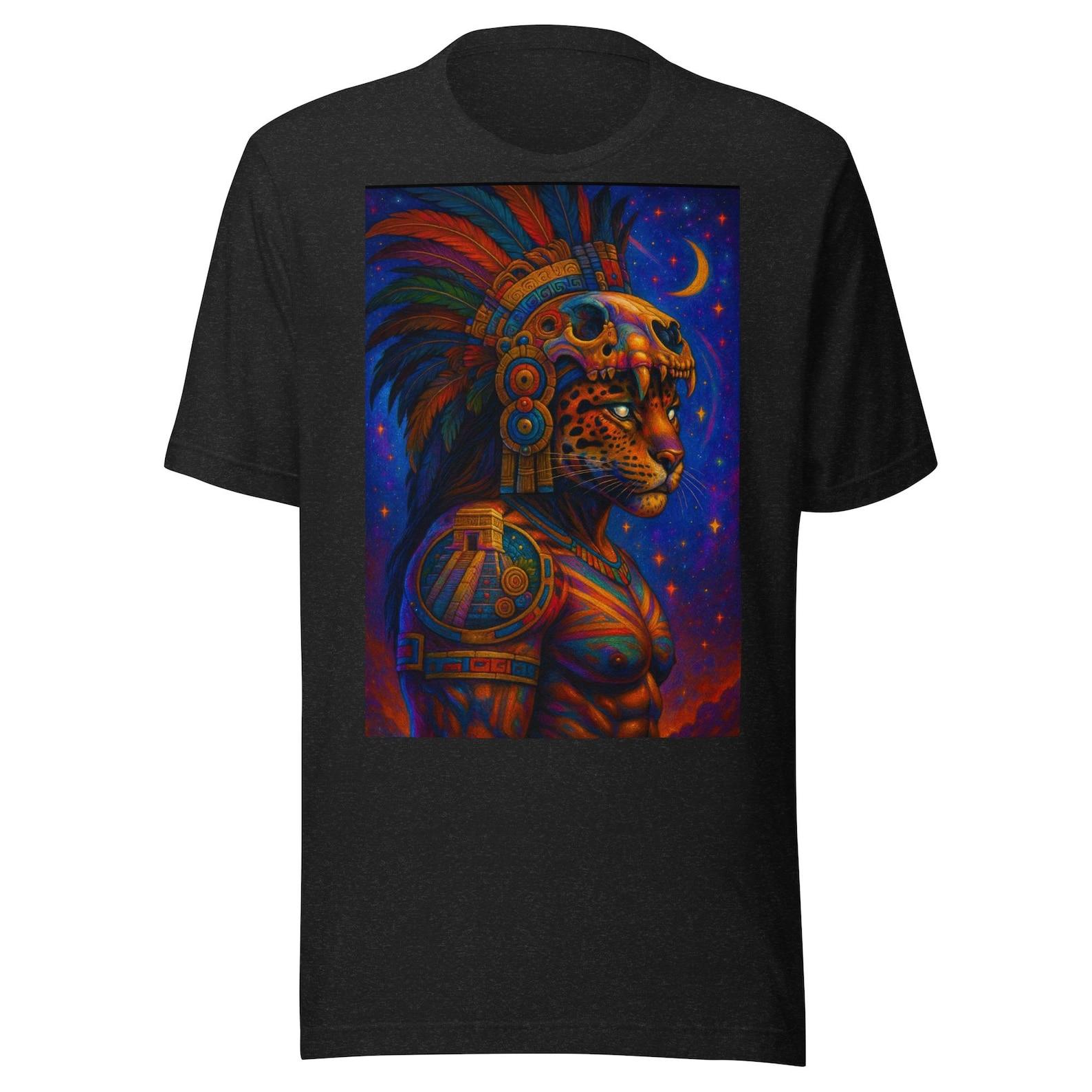 Aztec Warrior NeonUnisex t-shirt XL