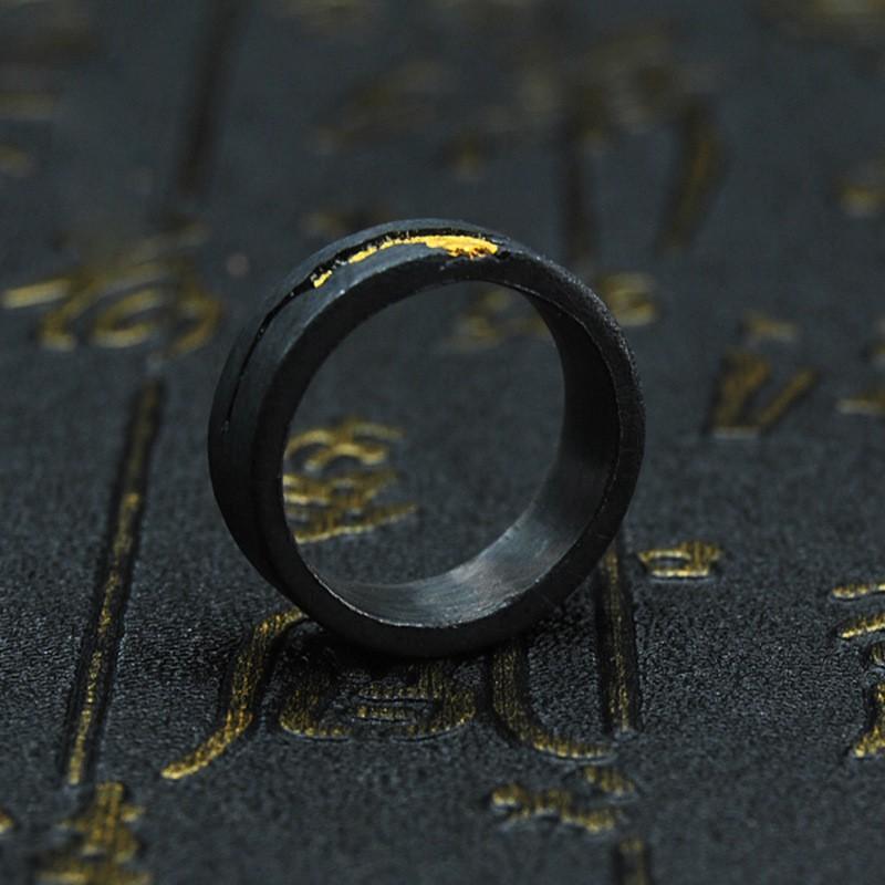 Adjustable Open Ring Men Women Minimalist Geometric Design Plated Retro Artisan Handmade Jewelry