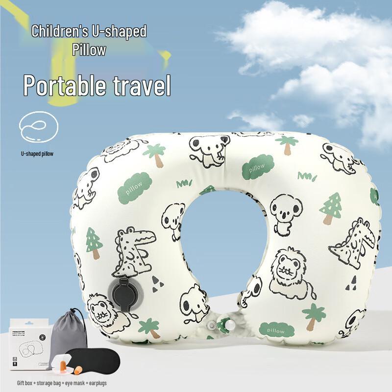 DCLOUD Inflatable U-Shaped Travel Pillow