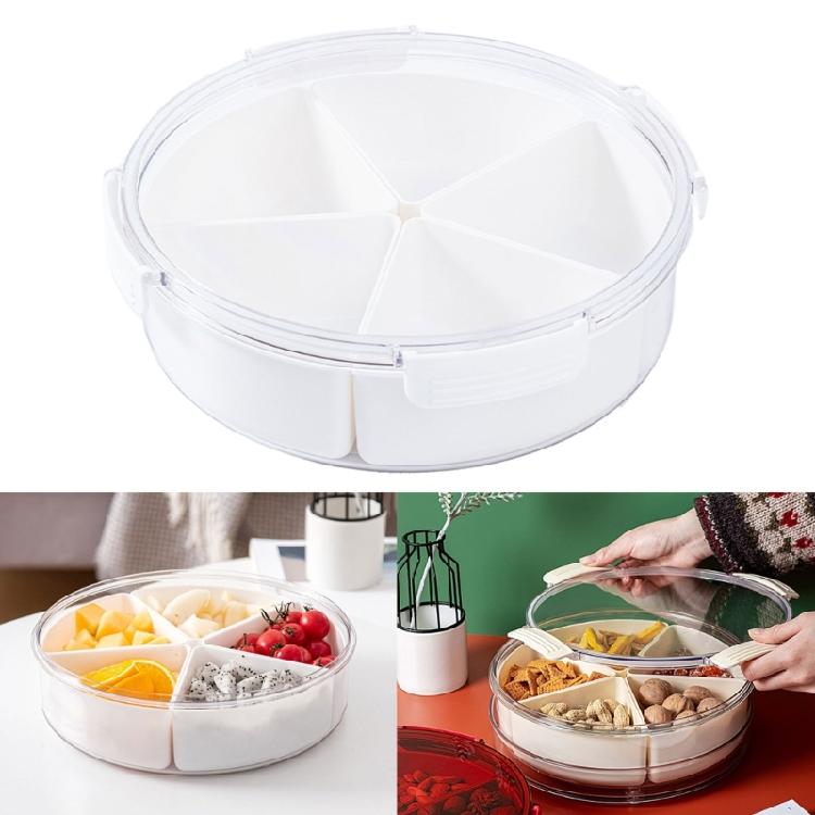 Snacks Holder Clear Lid Candy Dish Serving Bowl with Lid Snacks Storage Box Snacks Bowl Perfect for Sweet and Dry Snacks
