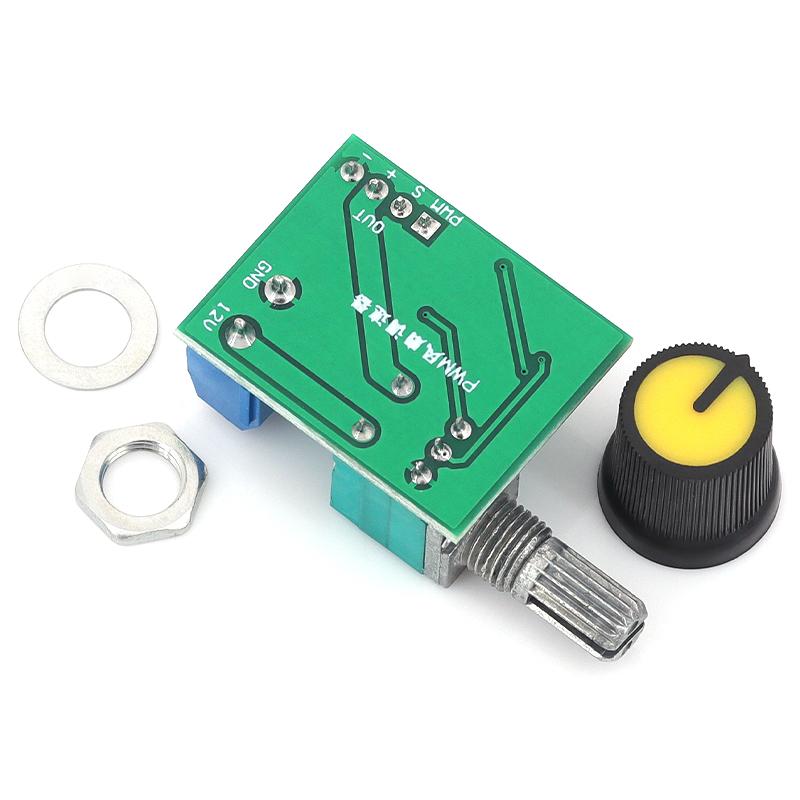 PWM speed controller DC12V four wire computer fan with switch case, four wire fan speed control can turn off 3A