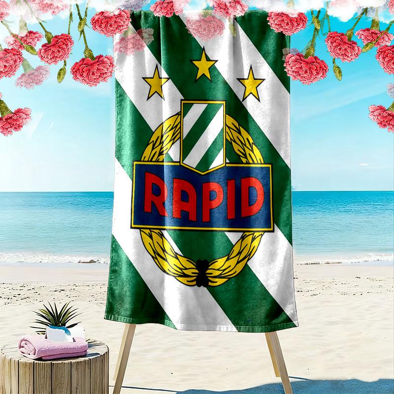 Asciugamano da Spiaggia Rapid Vienna Print, Asciugamano Grande Morbido ad Asciugatura Rapida per Spiaggia Campeggio Nuoto
